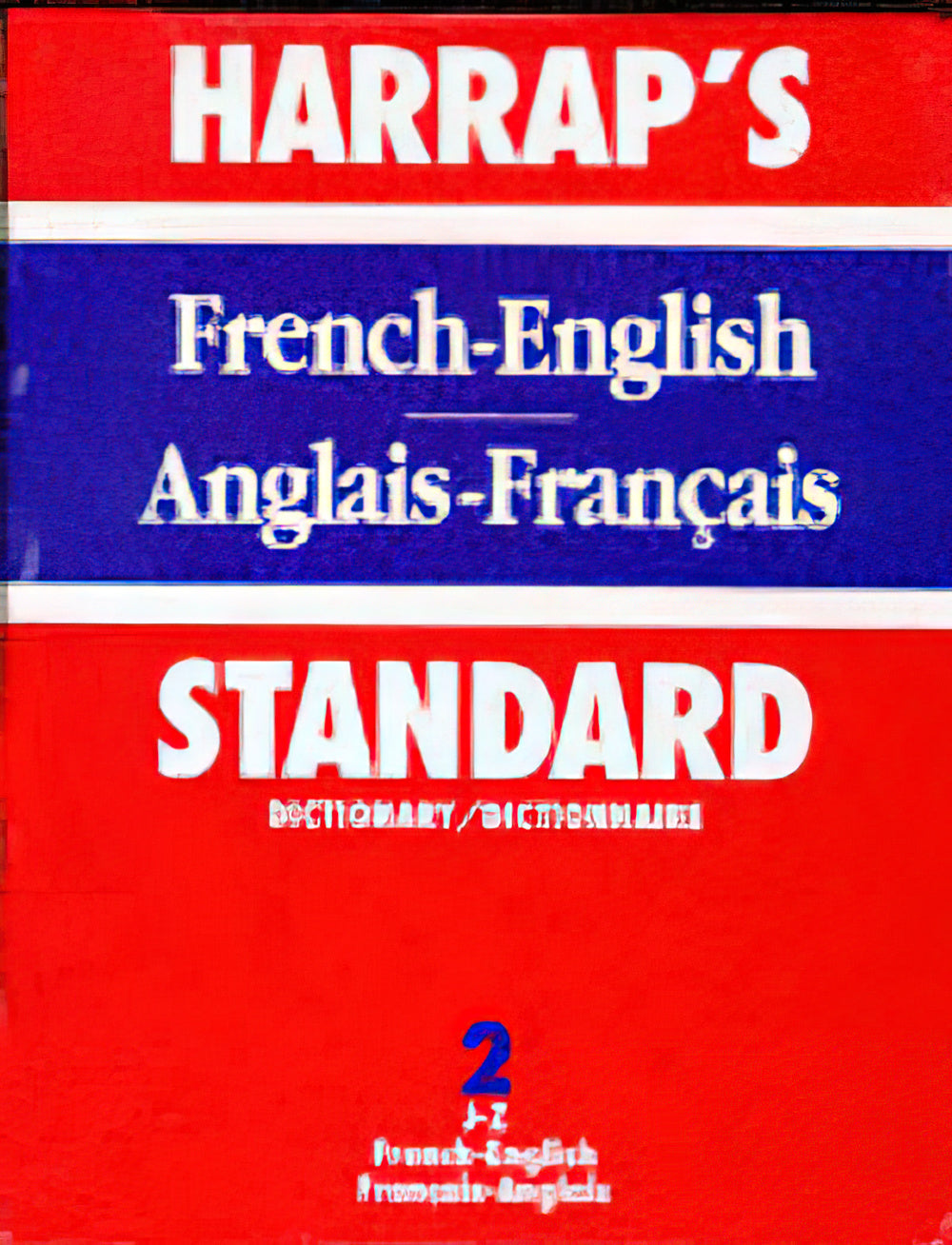 Harrap's Standard French to English Dictionary (Secondhand)