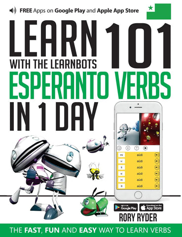 Learn 101 Esperanto Verbs in 1 Day with the Learnbots